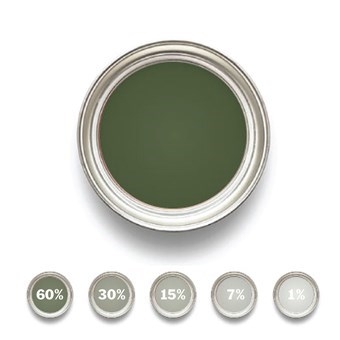 Gysinge linoljemaling Kromoksidgrønn - 0,2 liter
