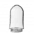 Munnblåst glasskuppel med vakker historisk spill i glasset thumbnail