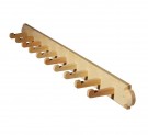 Knaggrekke håndlaget, 10 knagger 1140 mm thumbnail