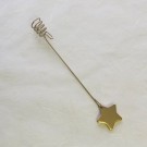 Balanselysholder med stjerne - gull 10 pk thumbnail