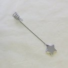 Balanselysholder med stjerne - sølv 10 pk thumbnail