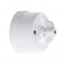 Lysbryter hvit porselen, utenpåliggende nr 11 thumbnail