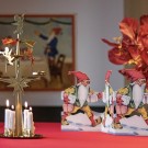 Papirremse - nisse med julegaver thumbnail