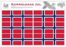 Lag din egen flagglenke til juletreet. thumbnail