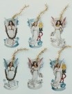 Glansbilder med glitteroppheng - engler, 6 pk thumbnail