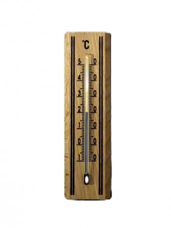 Innetermometer av lønn 13 cm