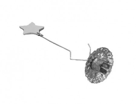 Balanselysholder filigran - sølv 6 pk