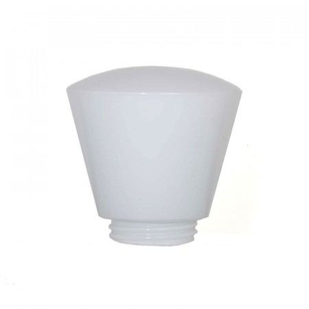 Lampekuppel opalhvit konisk 160 mm