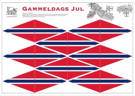Utklippsark - norske vimpelflagg