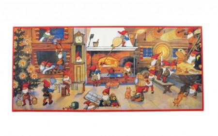 Julebilde av papir 79 x 35 cm