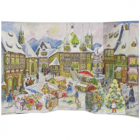 Adventskalender - Scene fra gamlebyen