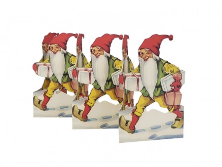 Papirremse - nisse med julegaver