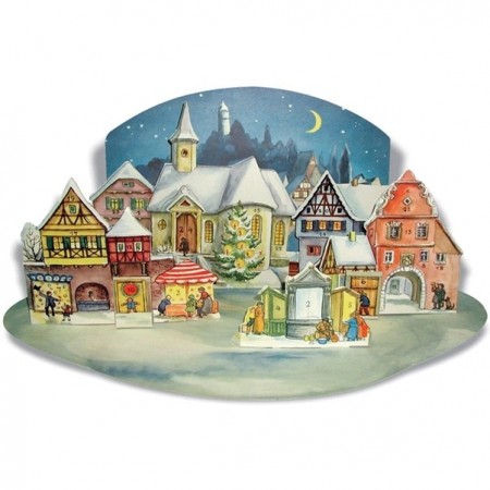 Adventskalender - Den lille byen i måneskinn