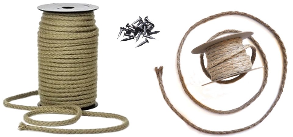 Tetning lin og ull til gamle vinduer
