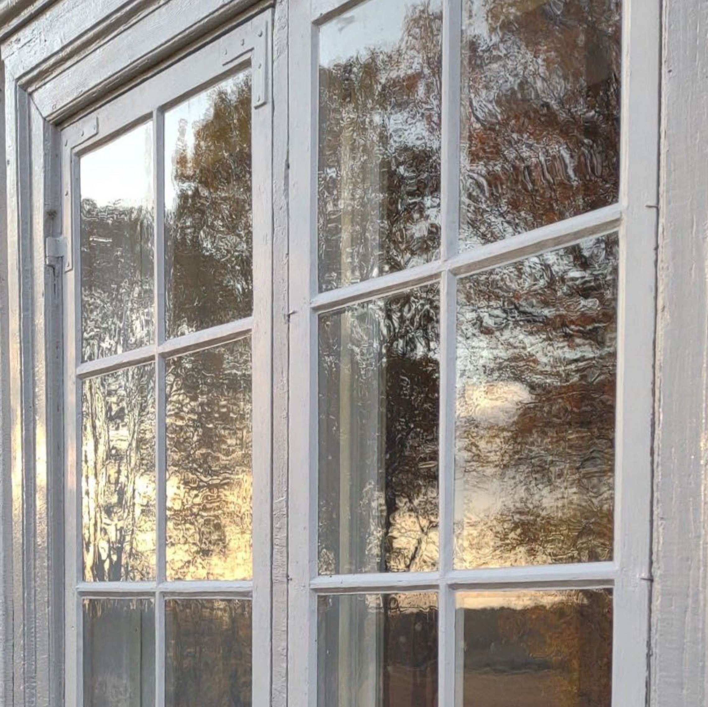 Gammelt glass vinduer restaurering