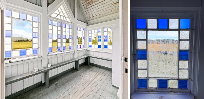 Veranda_gamle_vinduer_farget_glass_stjerneglass