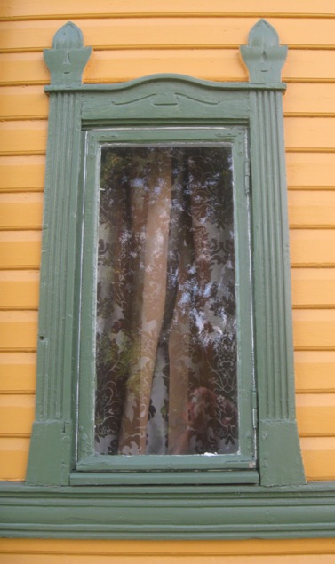 Jugendstil listverk rundtvinduer