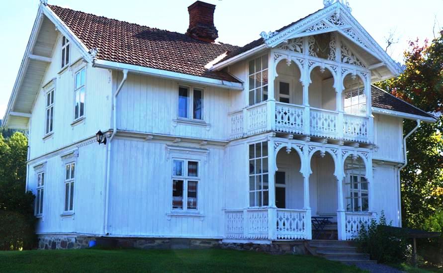 Snekkerglede verandatilbygg sveitserstil