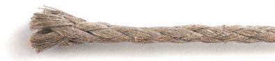 gammeldags lintråd, tvunnet til tetting av sprekker
